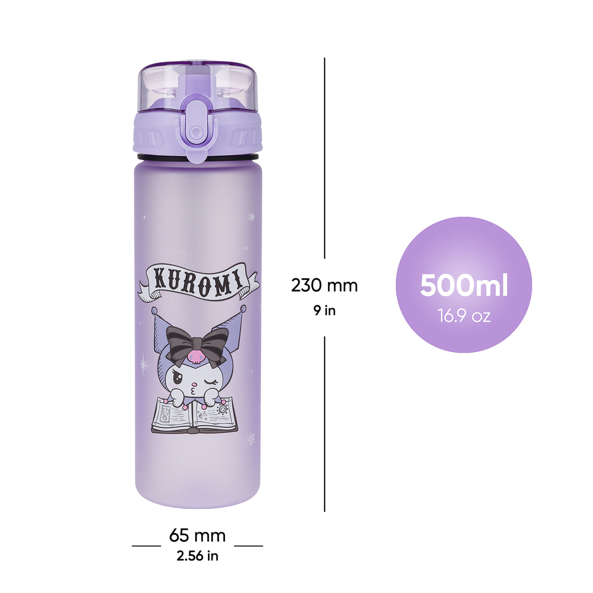 Tritán palack, Kuromi Fortune Dream, 500 ml