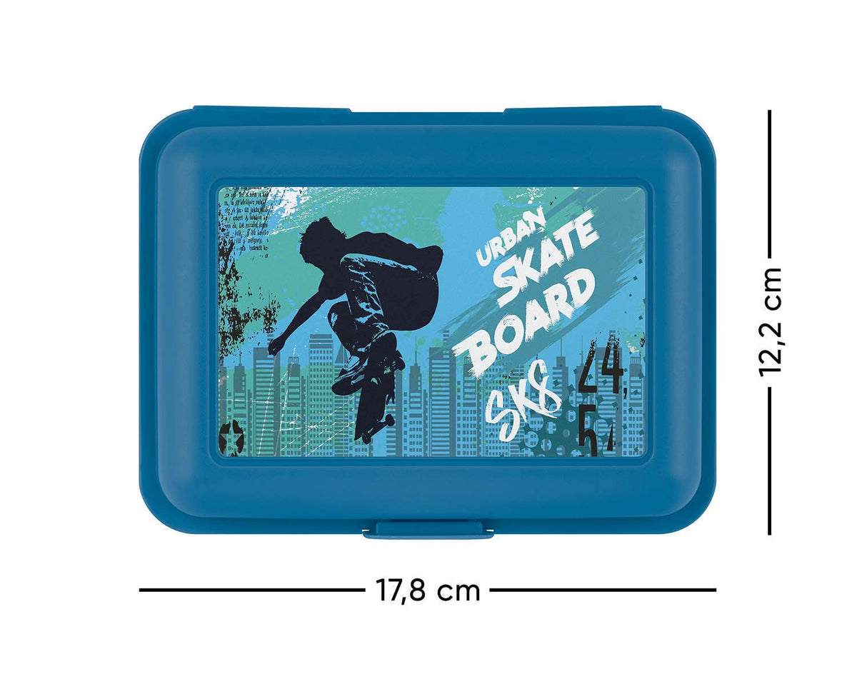 Skateboard uzsonnásdoboz