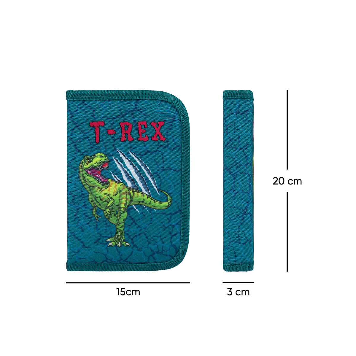 T-Rexes egyszintes tolltartó
