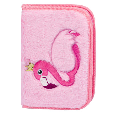 Flamingós egyszintes tolltartó