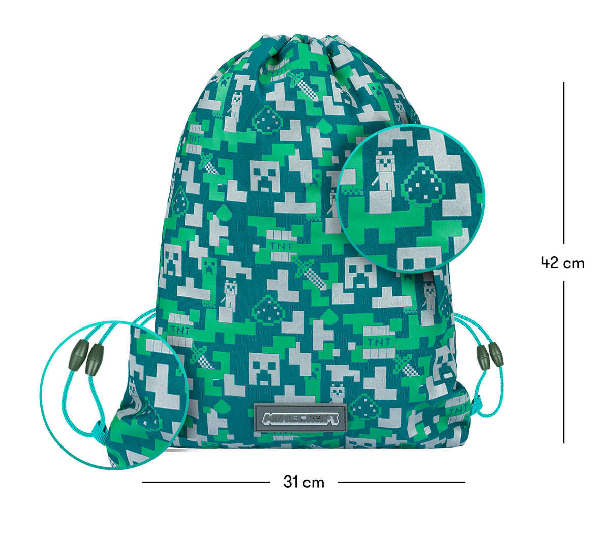 Ezüst Creeper tornazsák