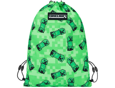 MINECRAFT SET 2 Creeper: tolltartó, tornazsák