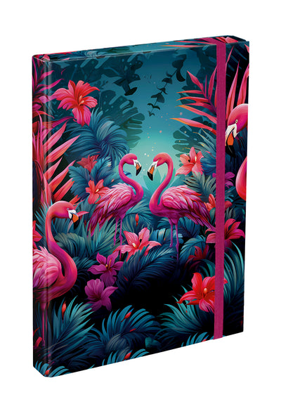 A4-es iskolai irattartó, Flamingos