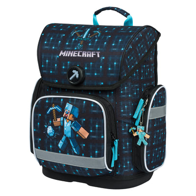 Ergo Minecraft Blue Axe iskolatáska