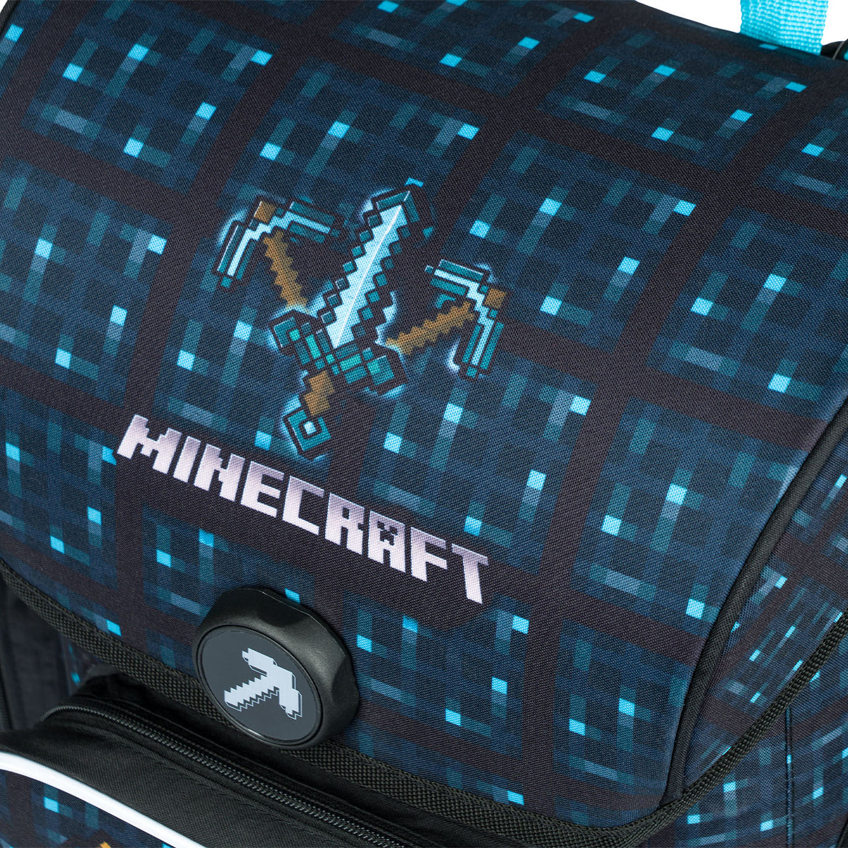 Ergo Minecraft Blue Axe iskolatáska