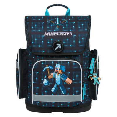 Ergo Minecraft Blue Axe iskolatáska