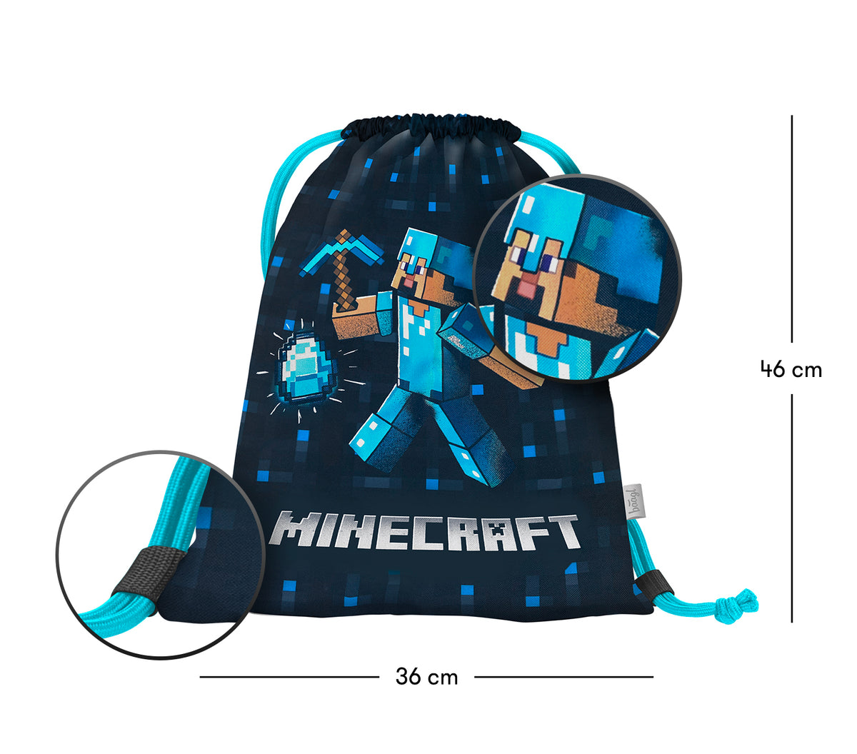 Minecraft Blue Axe tornazsák