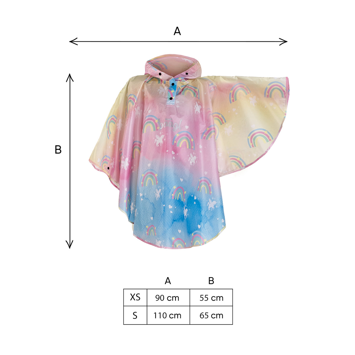 Outdoor esőponcsó Unicorn XS méret (90 -110 cm)