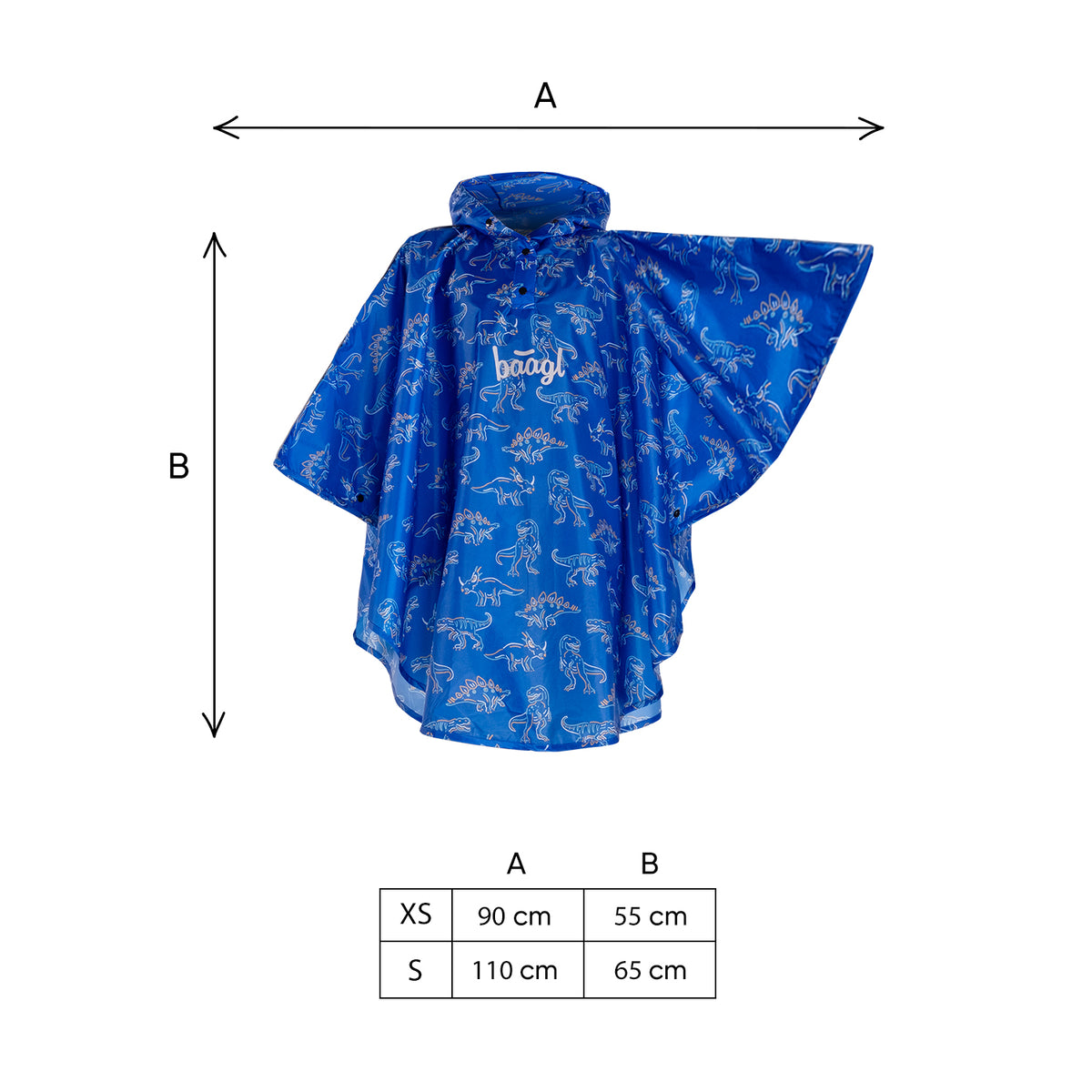 Outdoor esőponcsó Dino XS méret (90 -110 cm)