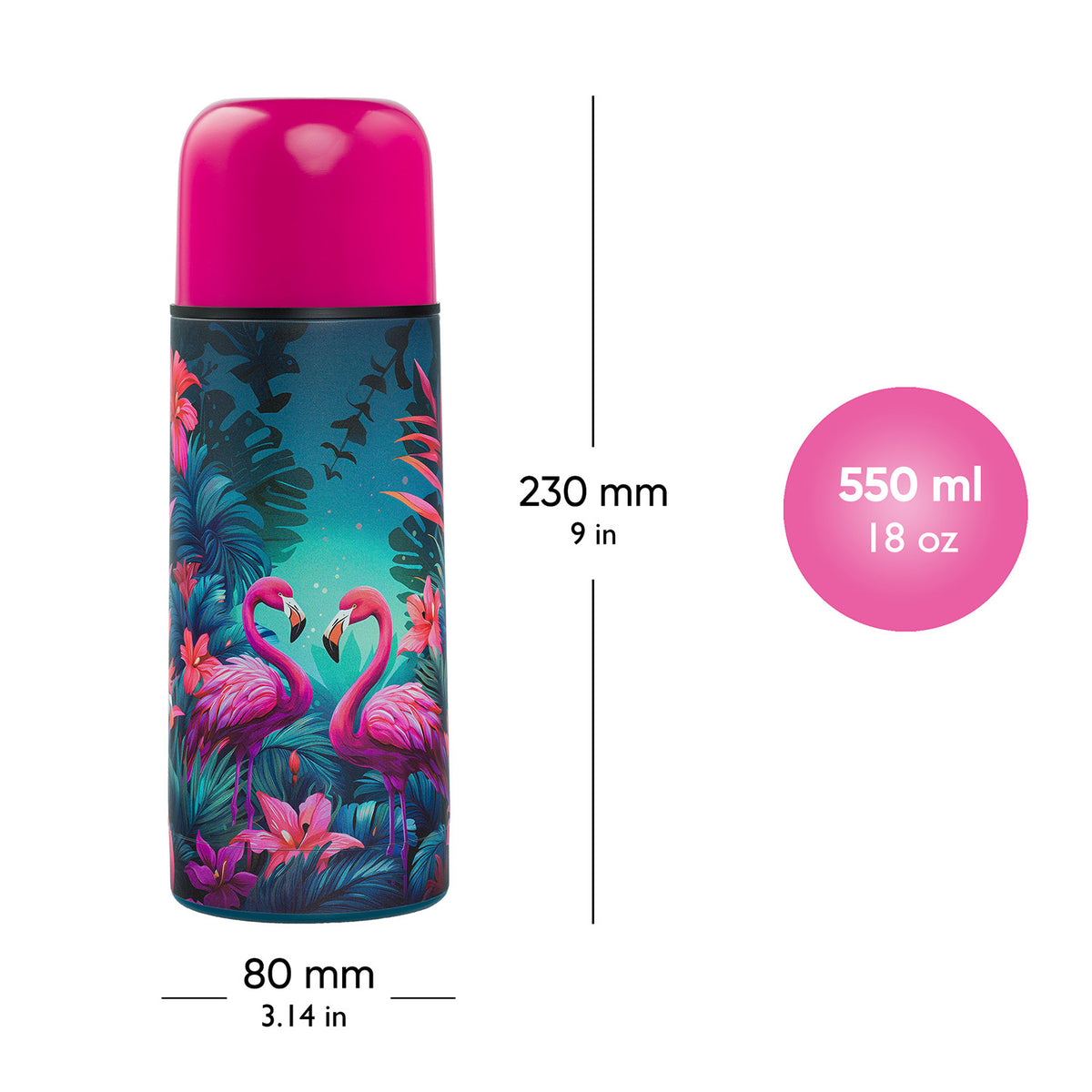Termosz Flamingos, 550 ml