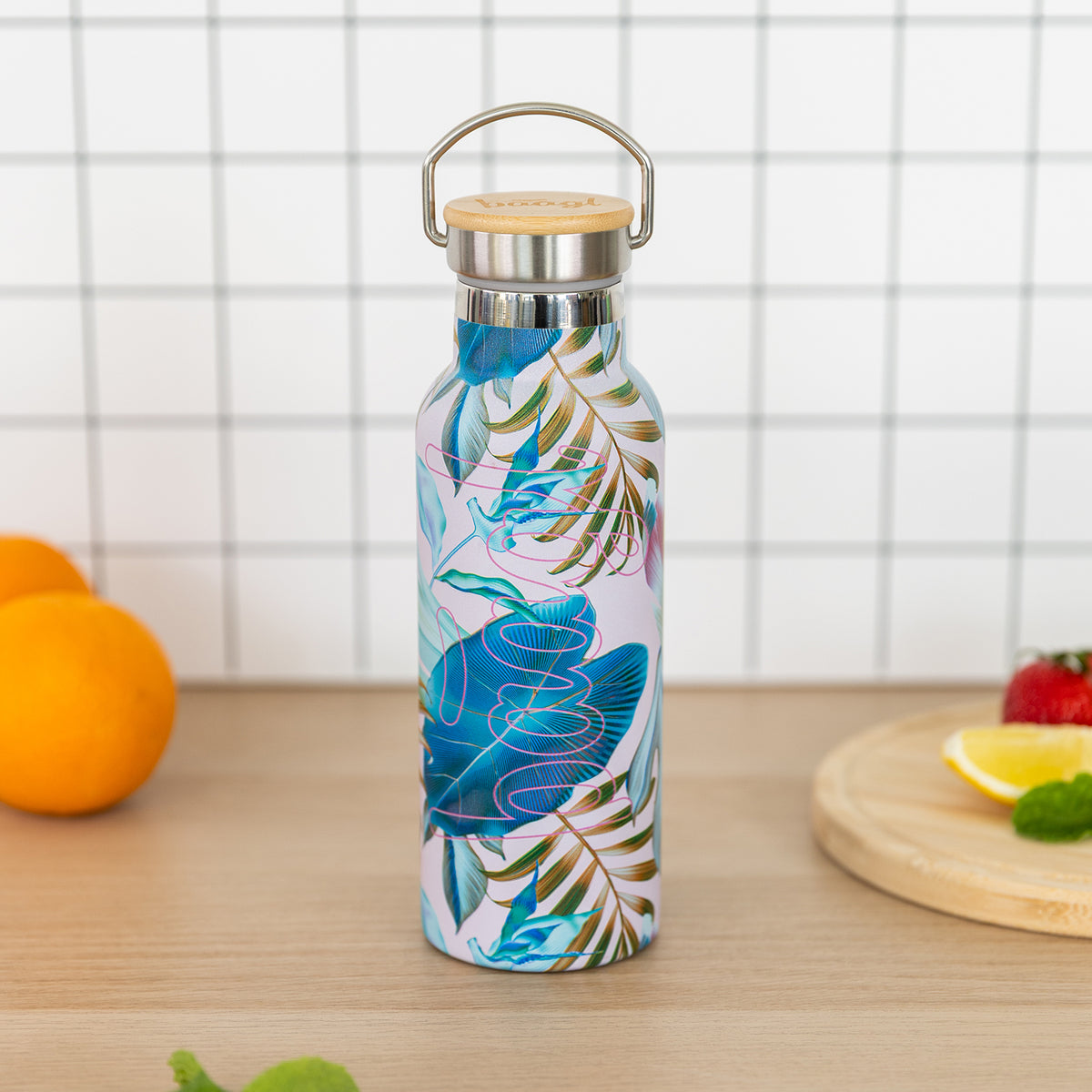 Bambuszfedeles termosz Leafs, 500 ml