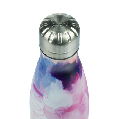 Fémkupakos termoszpalack Painting, 500 ml