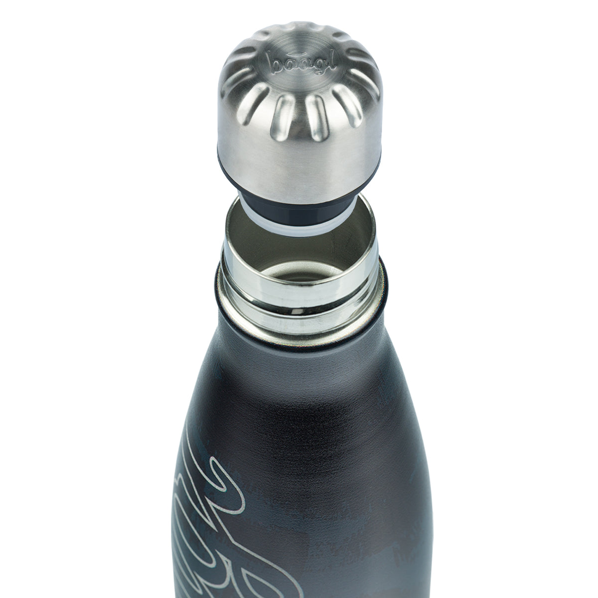 Fémkupakos termoszpalack Dune, 500 ml