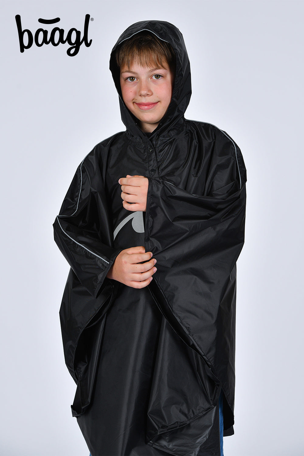 Batman logós kültéri esőponcsó, XL méret (170 -190 cm)