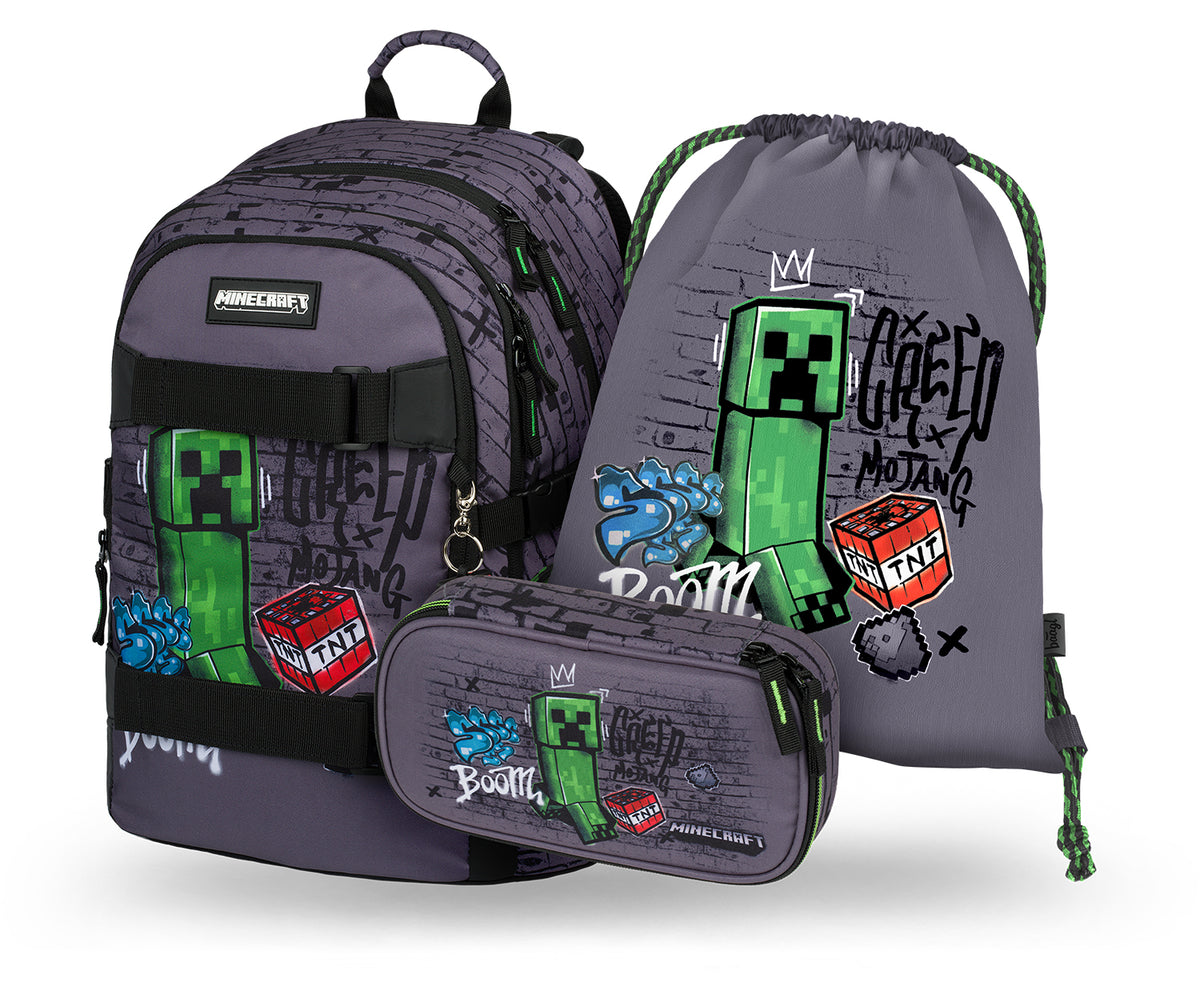 Iskolai szett Skate Minecraft TNT