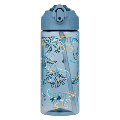 Tritan kulacs szívószállal, dinoszauruszos, 500 ml