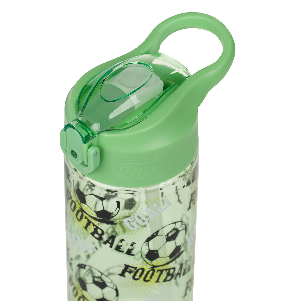 Tritan kulacs szívószállal, focilabdás, 500 ml