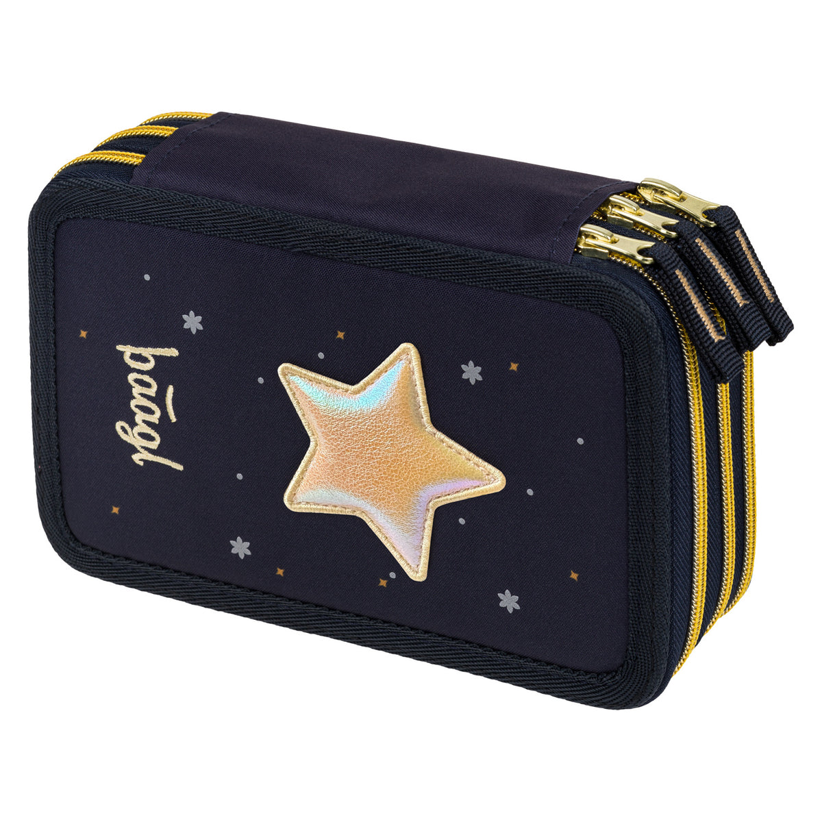Háromemeletes tolltartó Unicorn Gold
