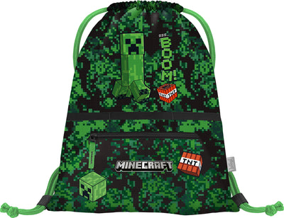Tornazsák cipzáras zsebbel Minecraft Boom