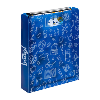 Műanyag iskolai irattartó mappa School Blue
