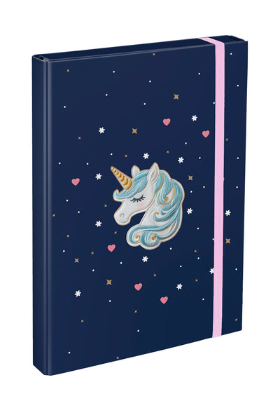 Iskolai irattartó mappa A4 Unicorn Gold
