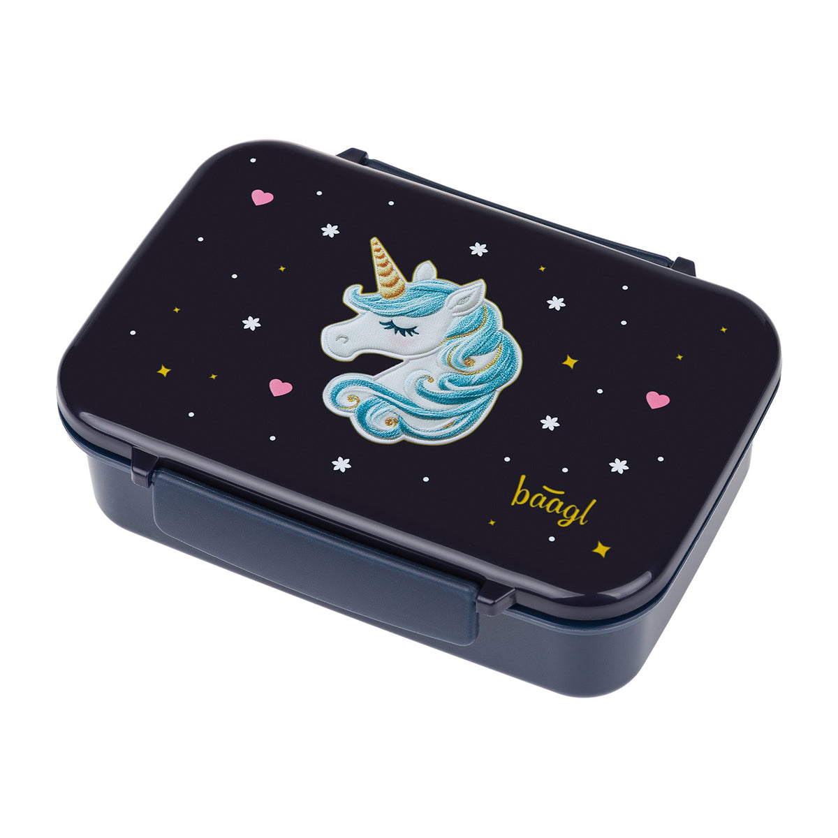 Rekeszes uzsonnásdoboz Unicorn Gold