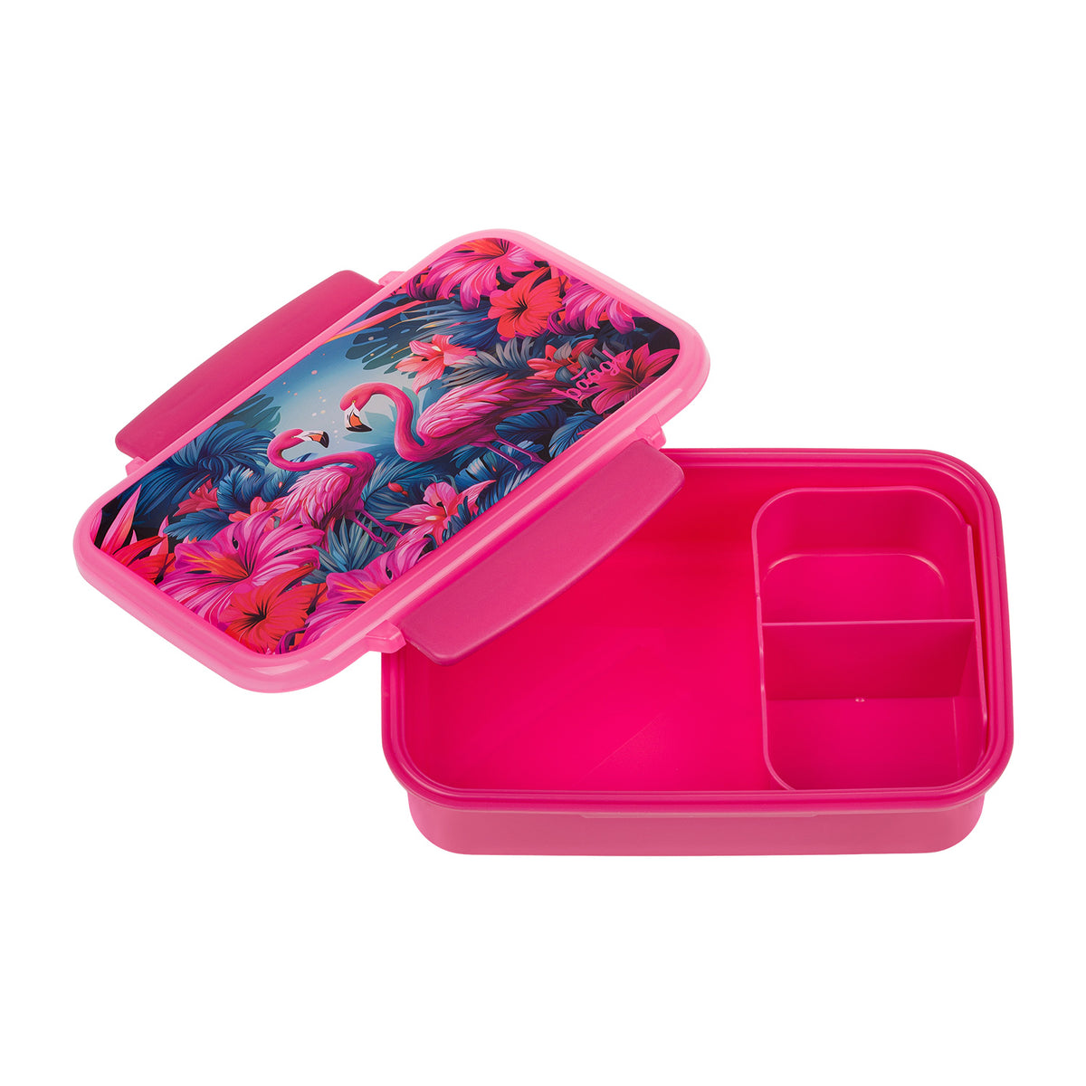 Rekeszes uzsonnásdoboz Flamingo