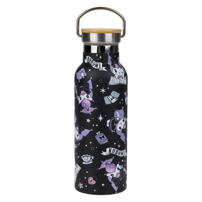 Hőtartó palack bambuszfedéllel, Kuromi Fortune Dream, 500 ml