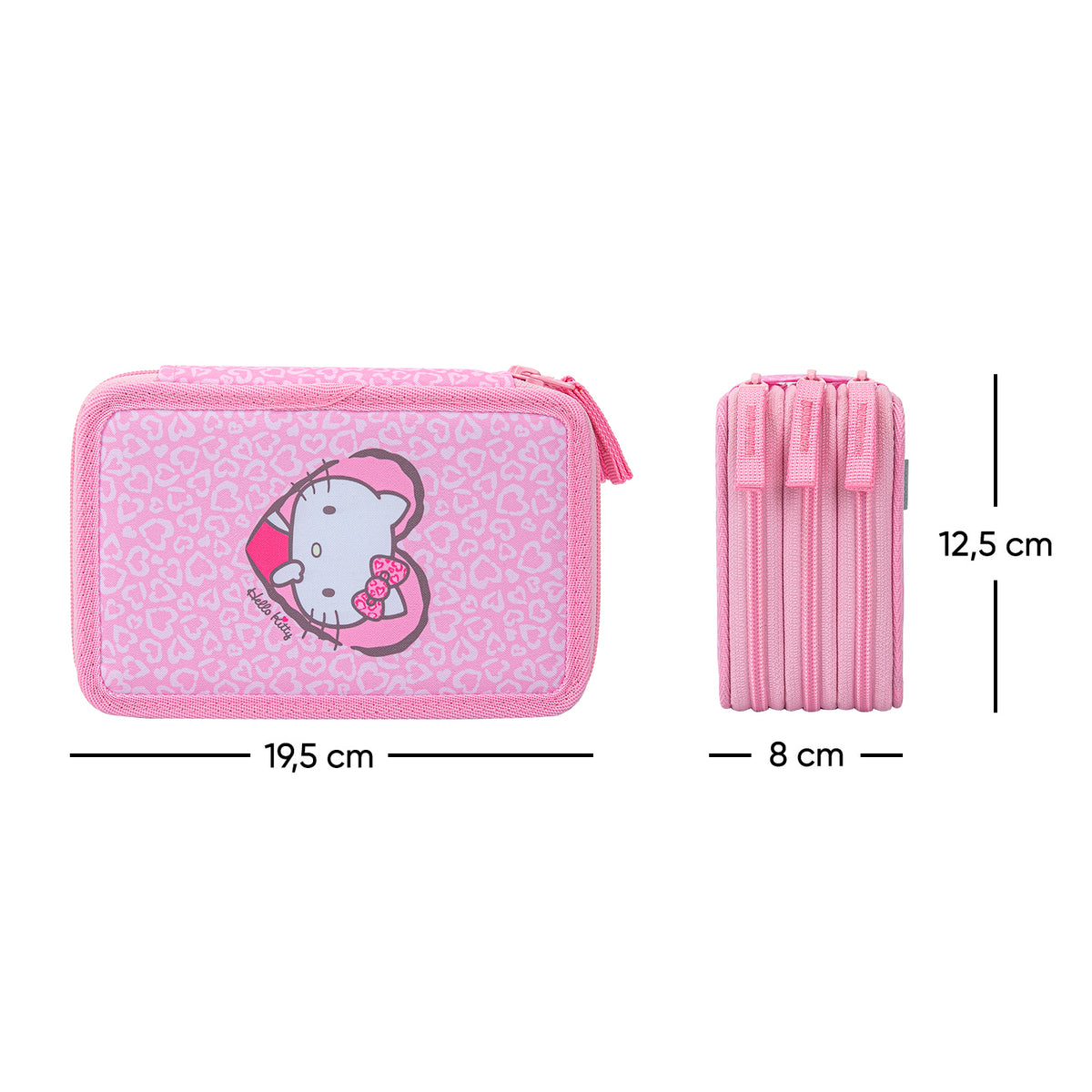 Háromszintes tolltartó Hello Kitty Sweet Leopard