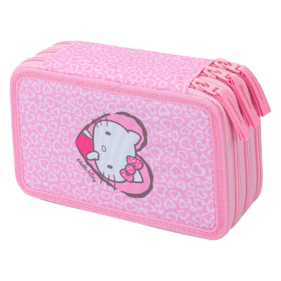 Háromszintes tolltartó Hello Kitty Sweet Leopard