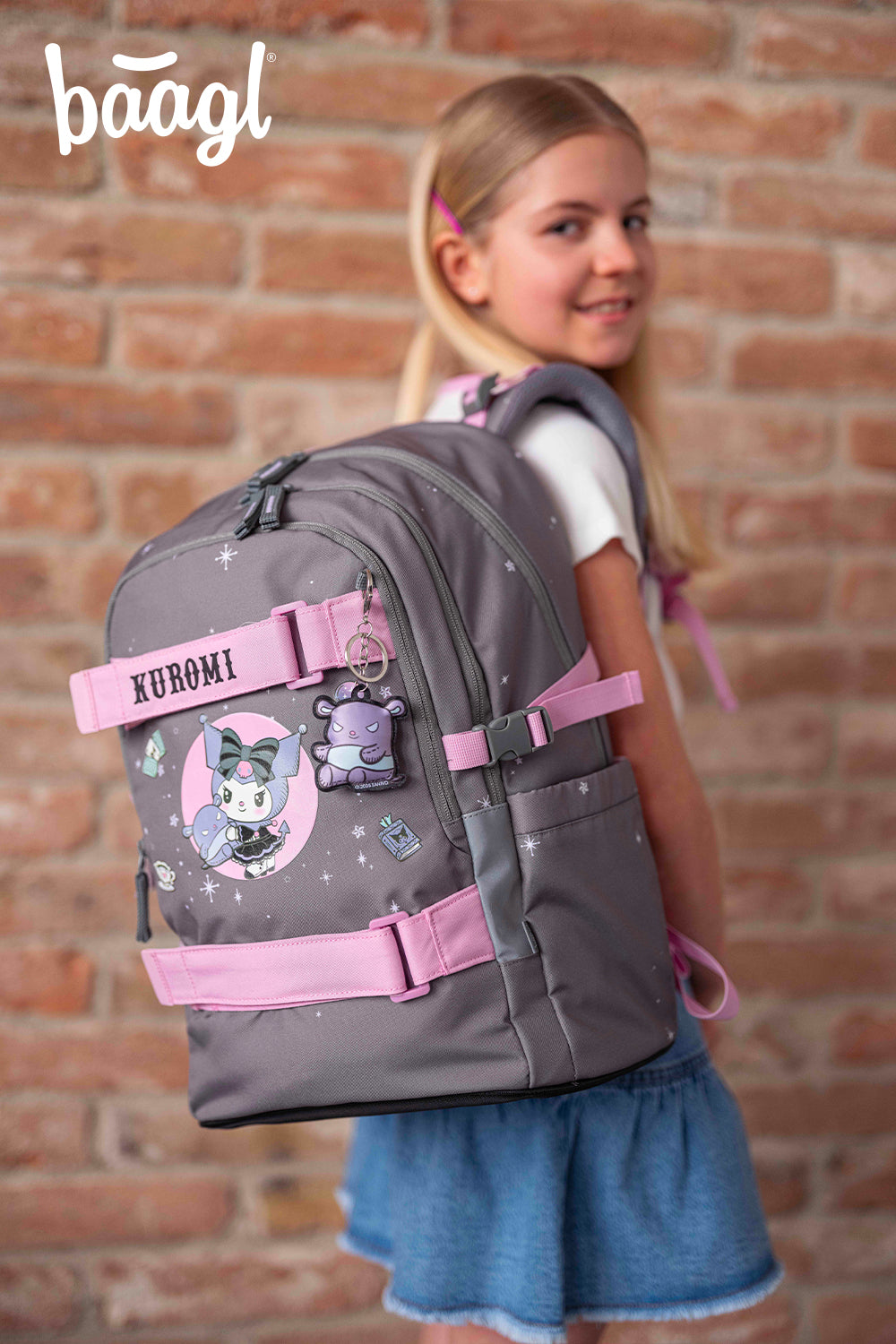 Skate Kuromi Grey II iskolai szett