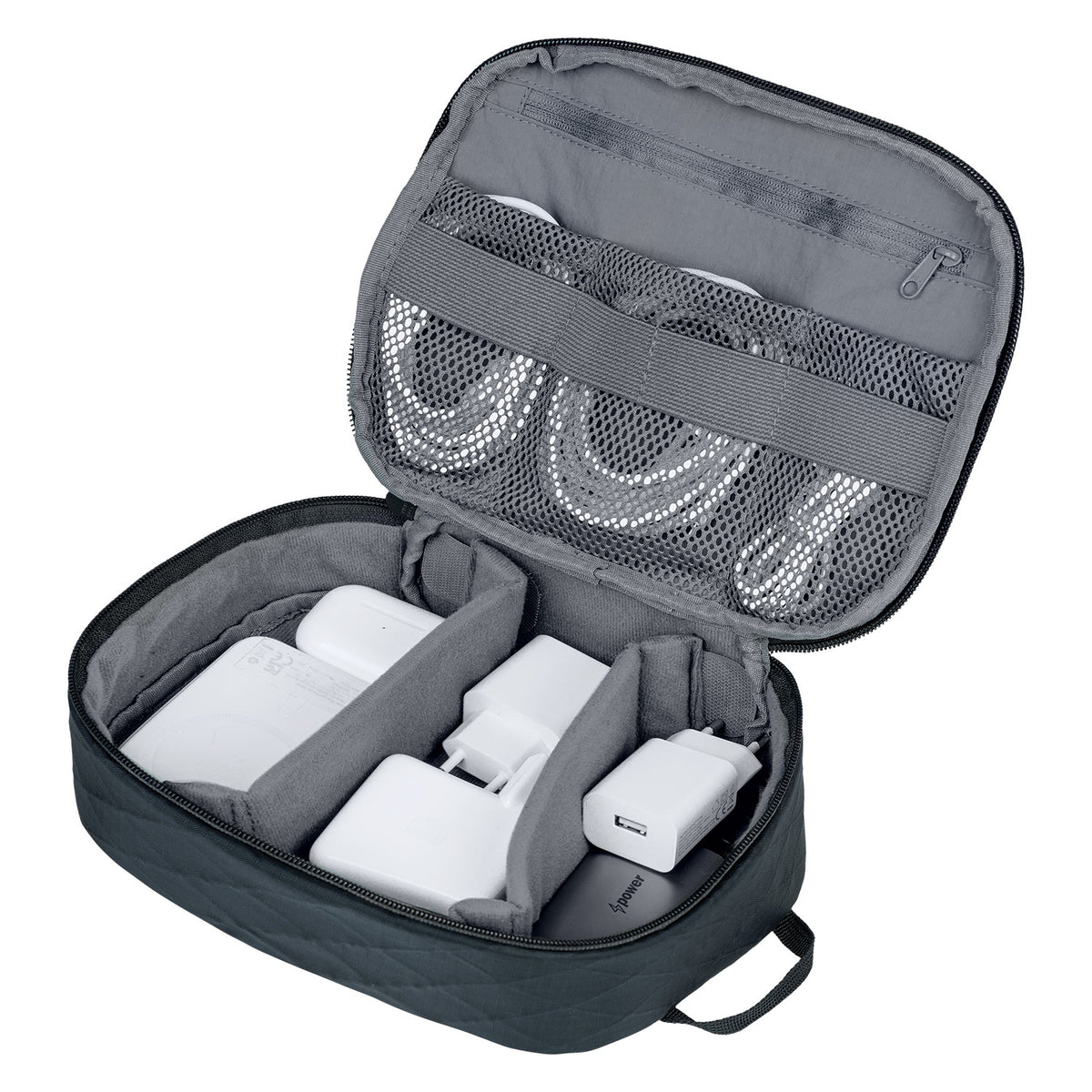 Elektronikai rendszerező Flow Anthracite TX