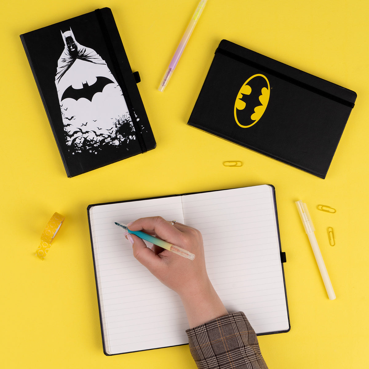 Batman jegyzetfüzet, vonalas, 13 × 21 cm